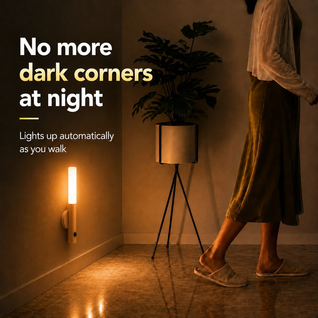 Magnetic Sensor Wall Light