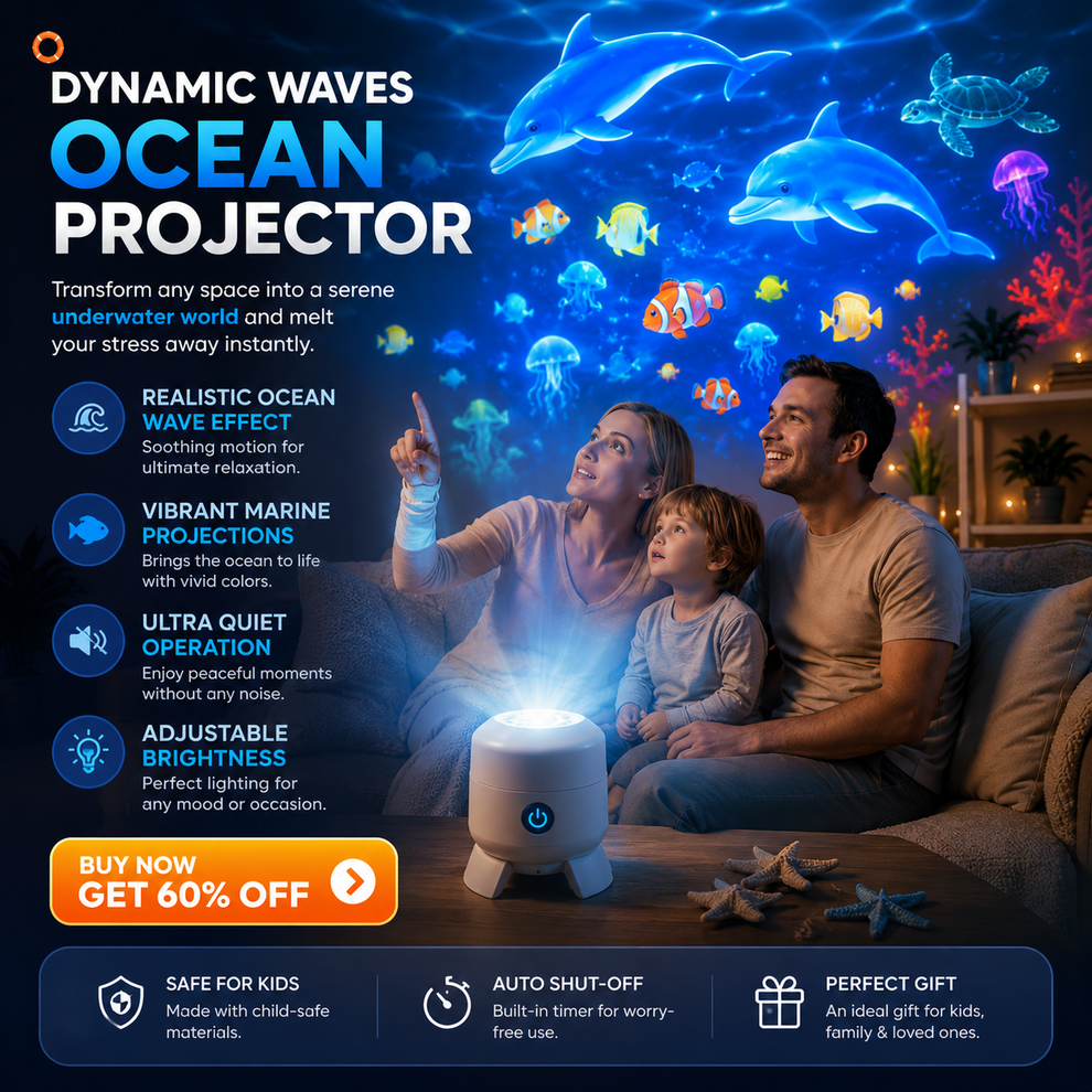 AquaDream™ Ocean Night Light Projector