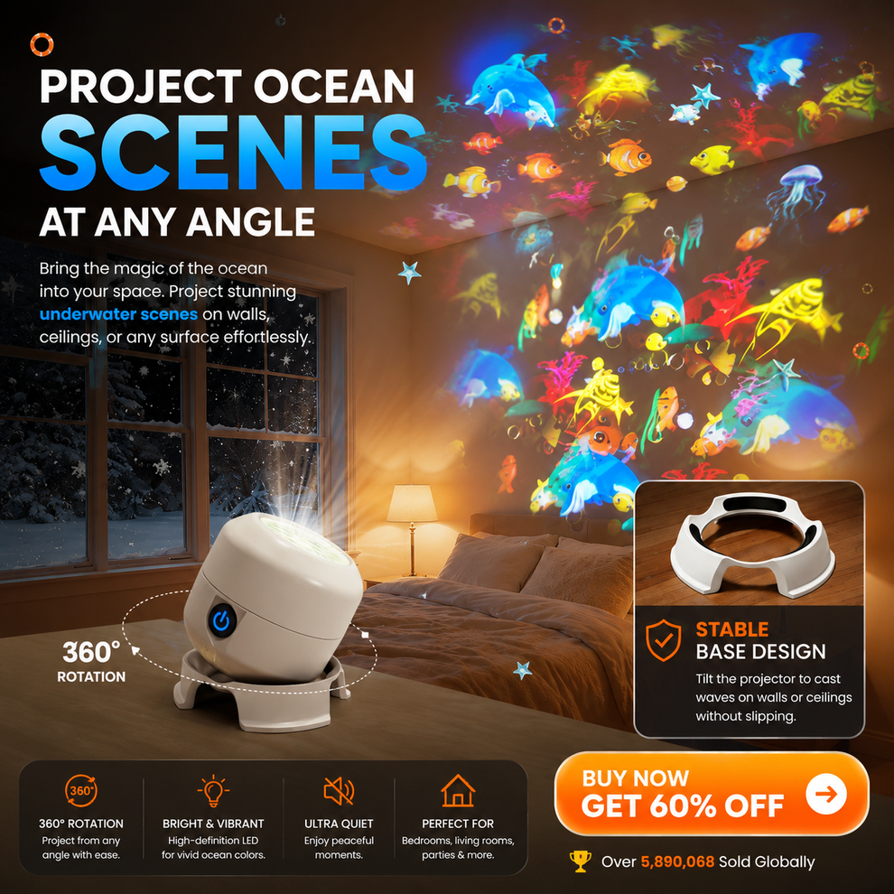 AquaDream™ Ocean Night Light Projector