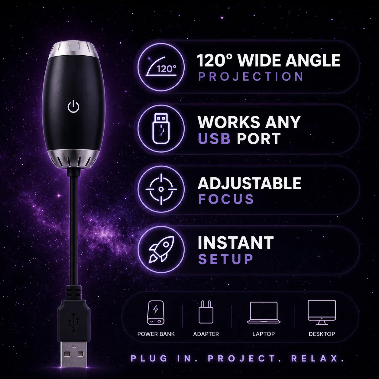 Galaxy Light Projector
