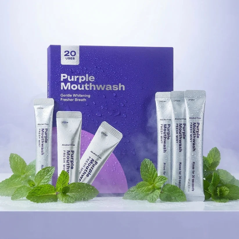 Purple Whitening Mouthwash- 20 Sachets