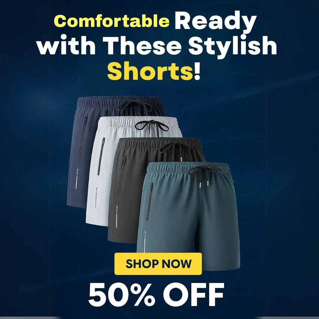 Pack of 4 Mega Offer 😍 Premium-Quality Casual Shorts For Men