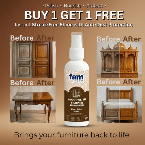 Famtheory Advanced Pro Care Wood Polish & Shiner 100ml ✨