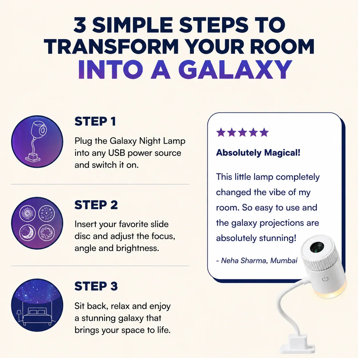 Galaxy Light Projector