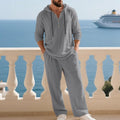 🔥Men's Hooded Casual Loose Top & Pants 2-Piece Set